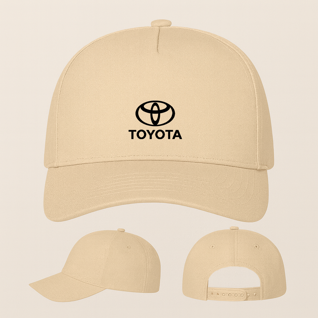 Toyota Car Five Panel Twill Snapback Cap